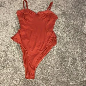 Spaghetti strap bodysuit